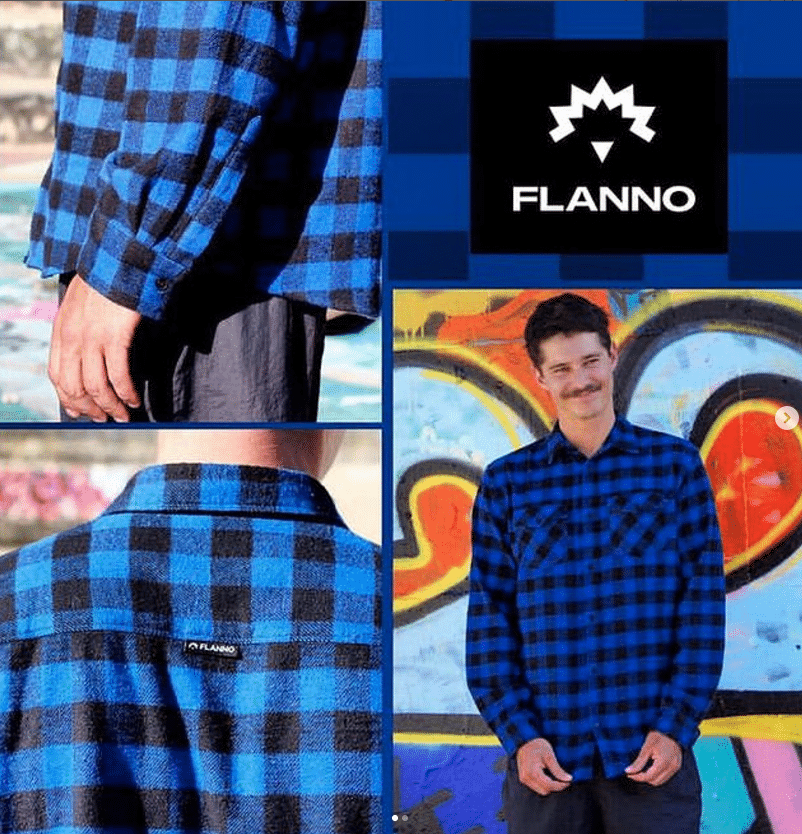 photo of blue flanno shirt products